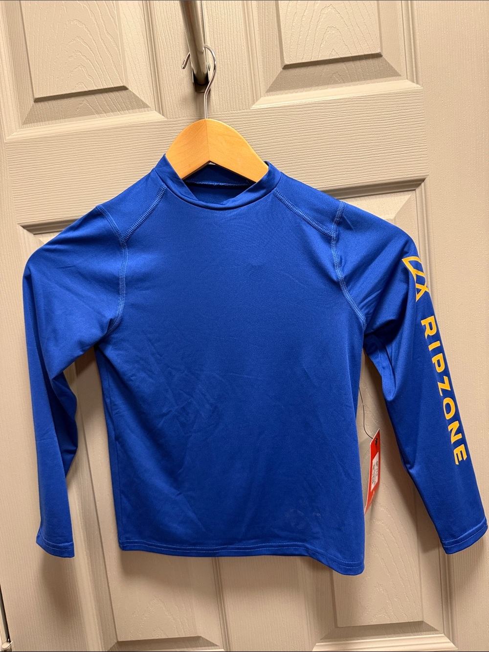 Ripzone Kids' Long Sleeve Royal Blue Rashguard - Picture 1 of 5